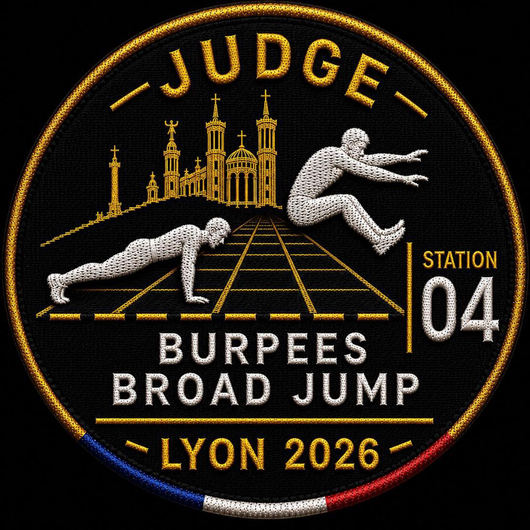 Patch Burpees Broad Jump Lyon 2026